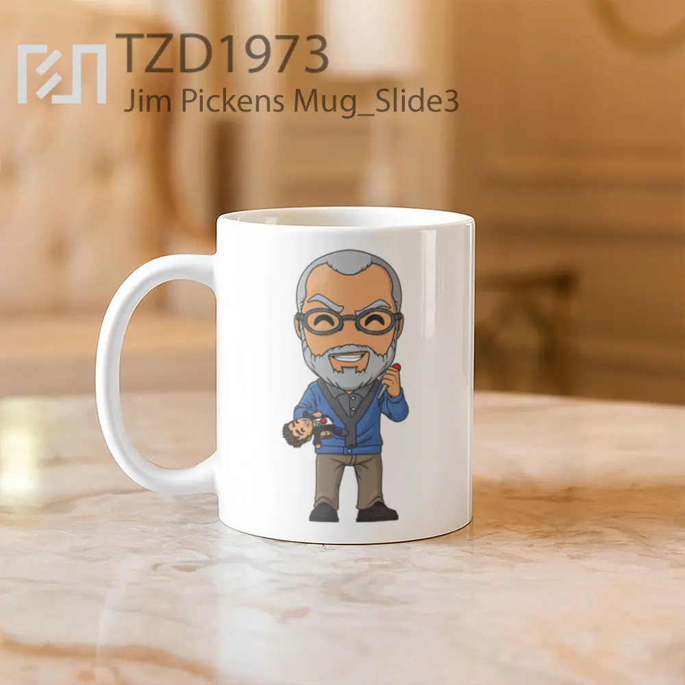 Jim Pickens Mug - All-side / Desain