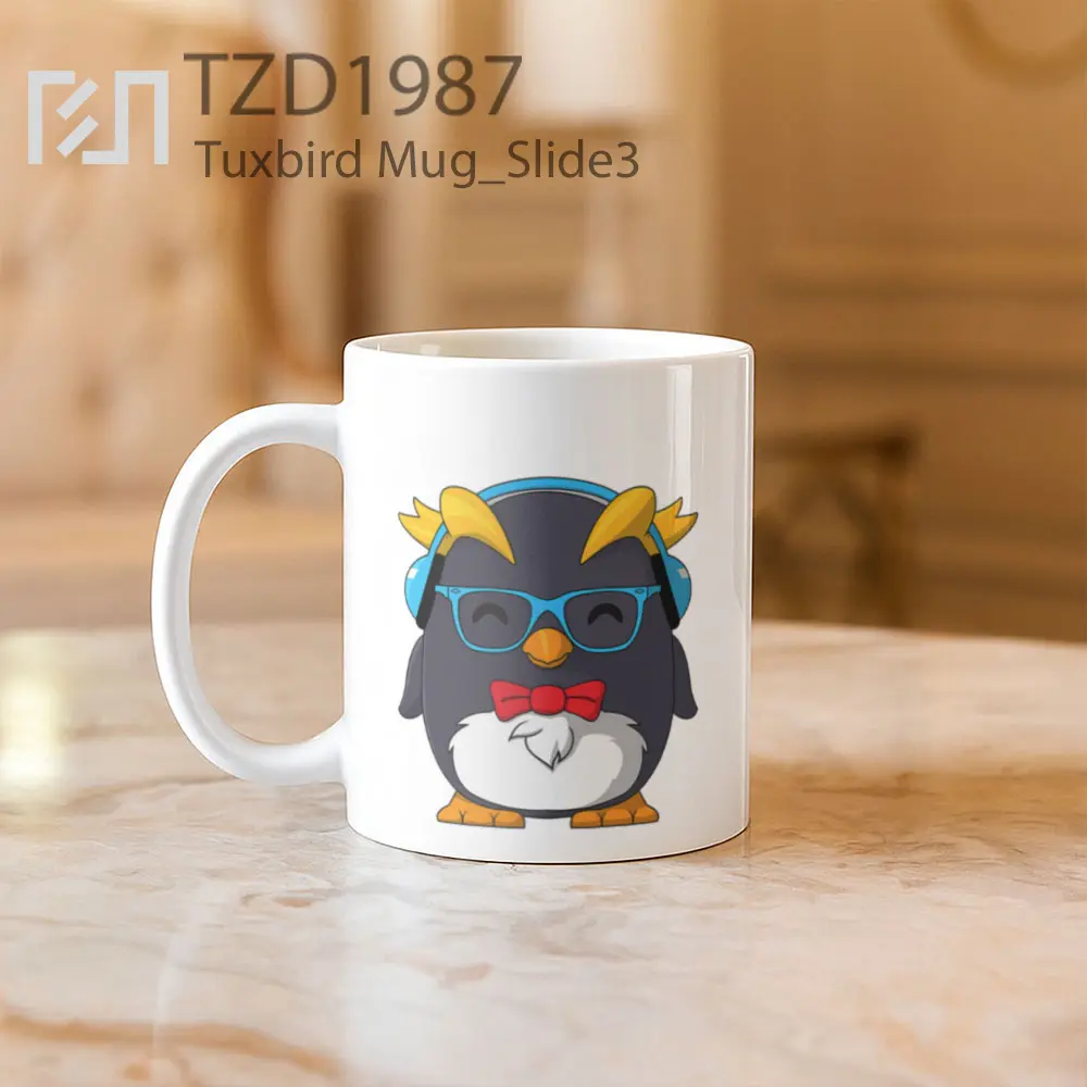 Tuxbird Mug - All-side / Desain