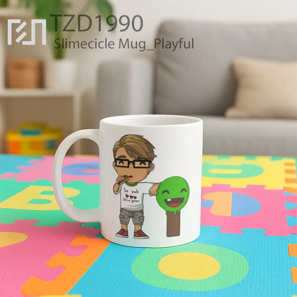 Slimecicle Mug - All-side / Desain