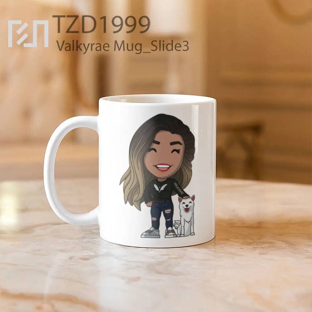 Valkyrae Mug - All-side / Desain