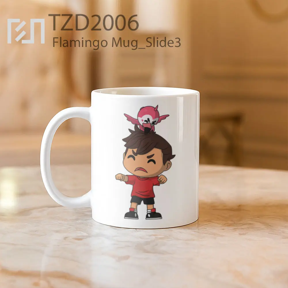 Flamingo Mug - All-side / Desain