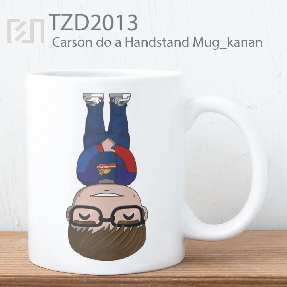 Carson do a Handstand Mug