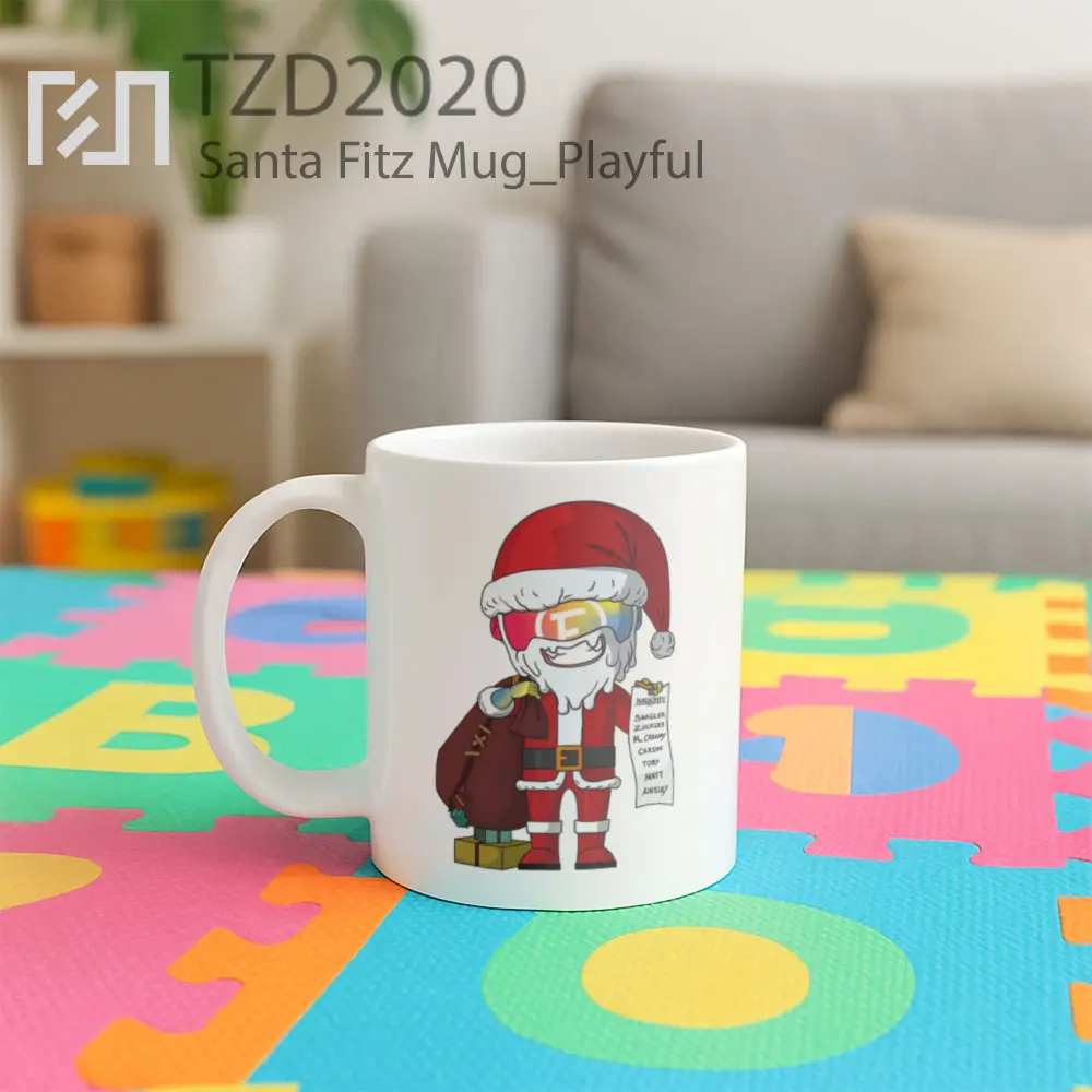 Santa Fitz Mug - All-side / Desain