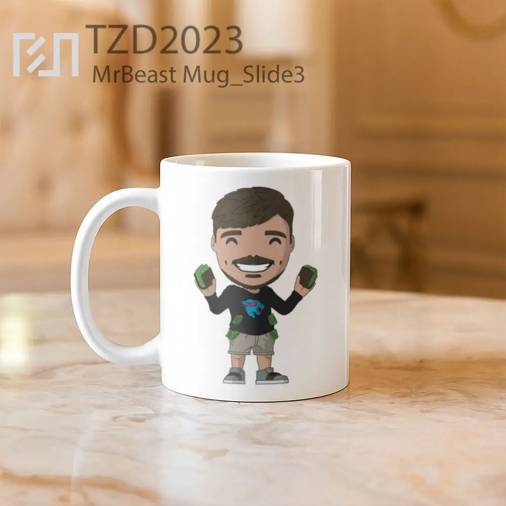 MrBeast Mug - All-side / Desain