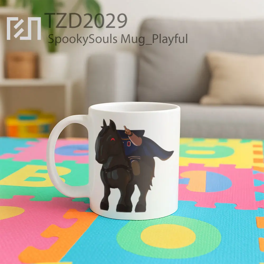SpookySouls Mug - All-side / Desain
