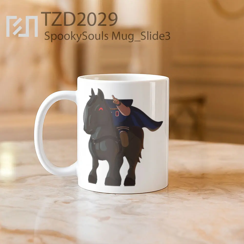 SpookySouls Mug - All-side / Desain