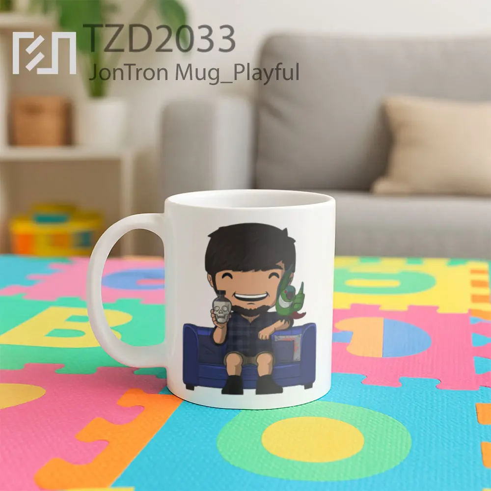 JonTron Mug - All-side / Desain