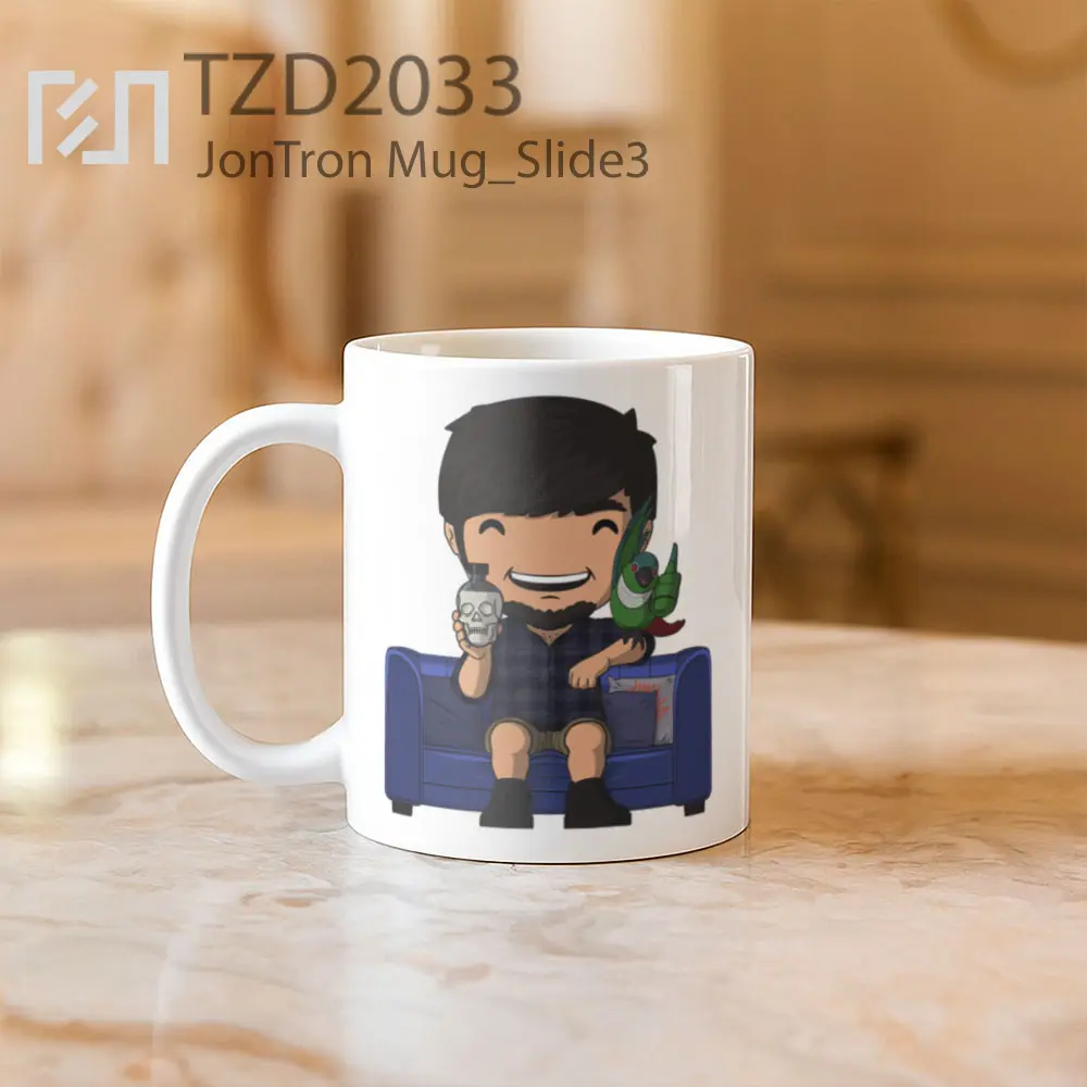 JonTron Mug - All-side / Desain