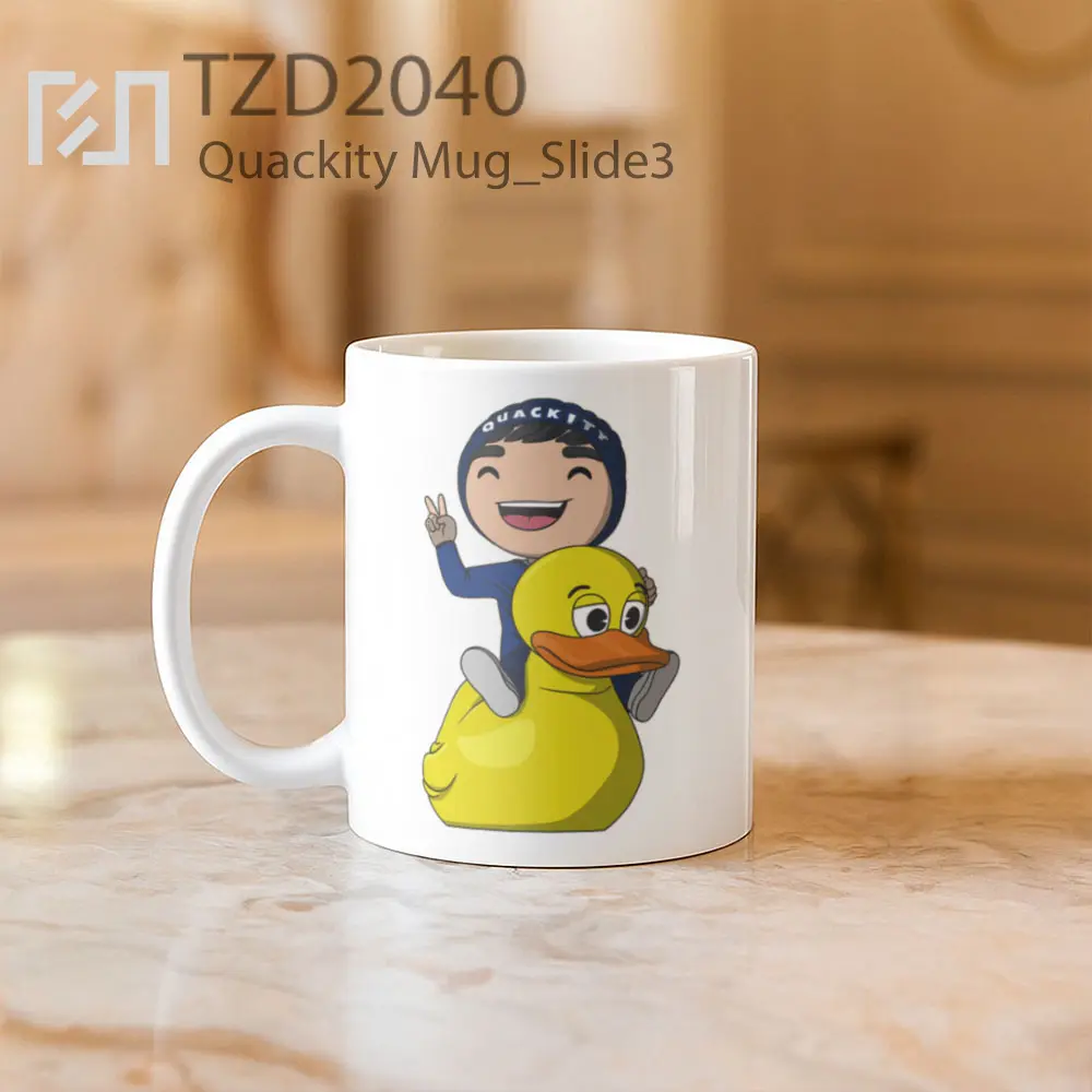 Quackity Mug - All-side / Desain