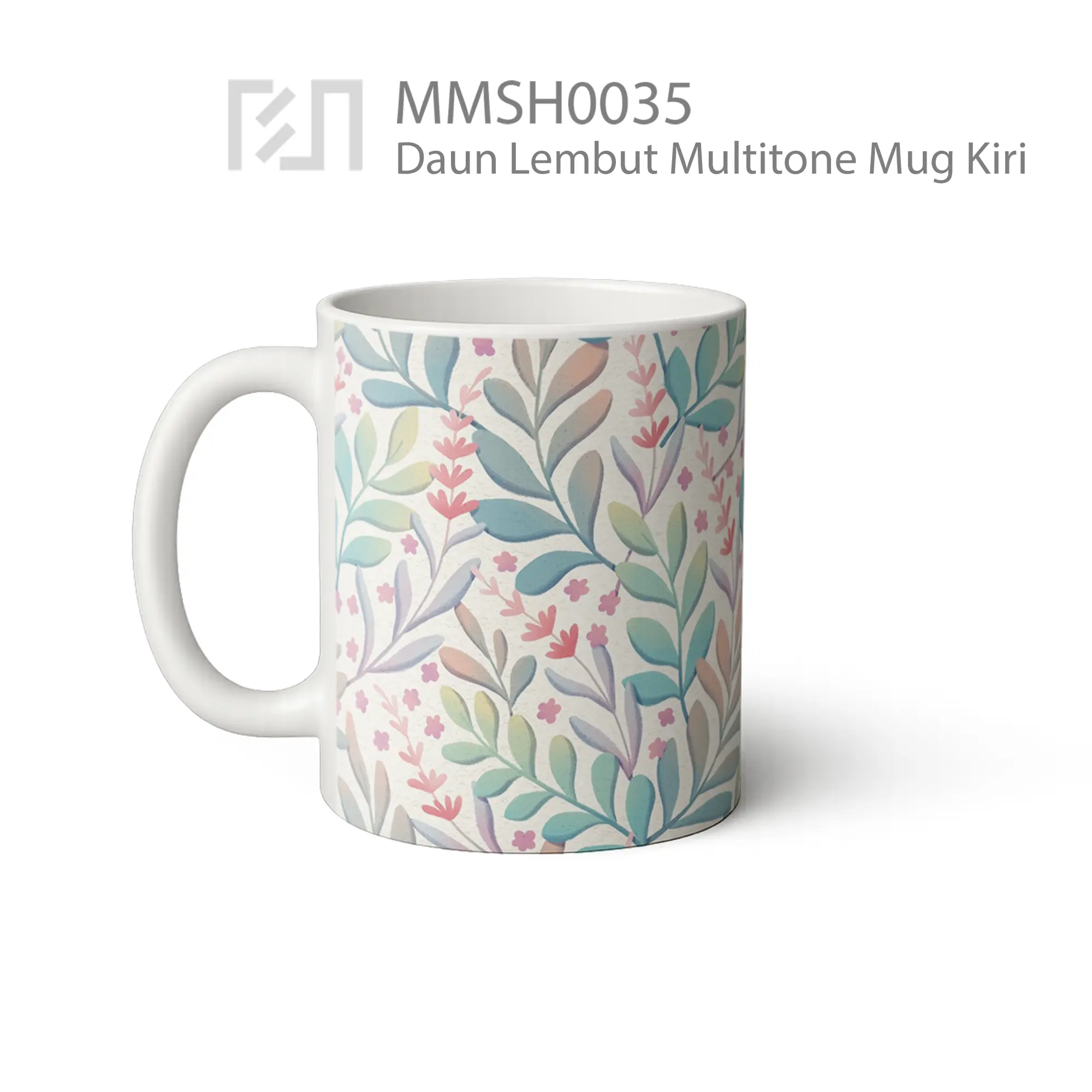 MMSH0035 Daun Lembut Multitone Mug