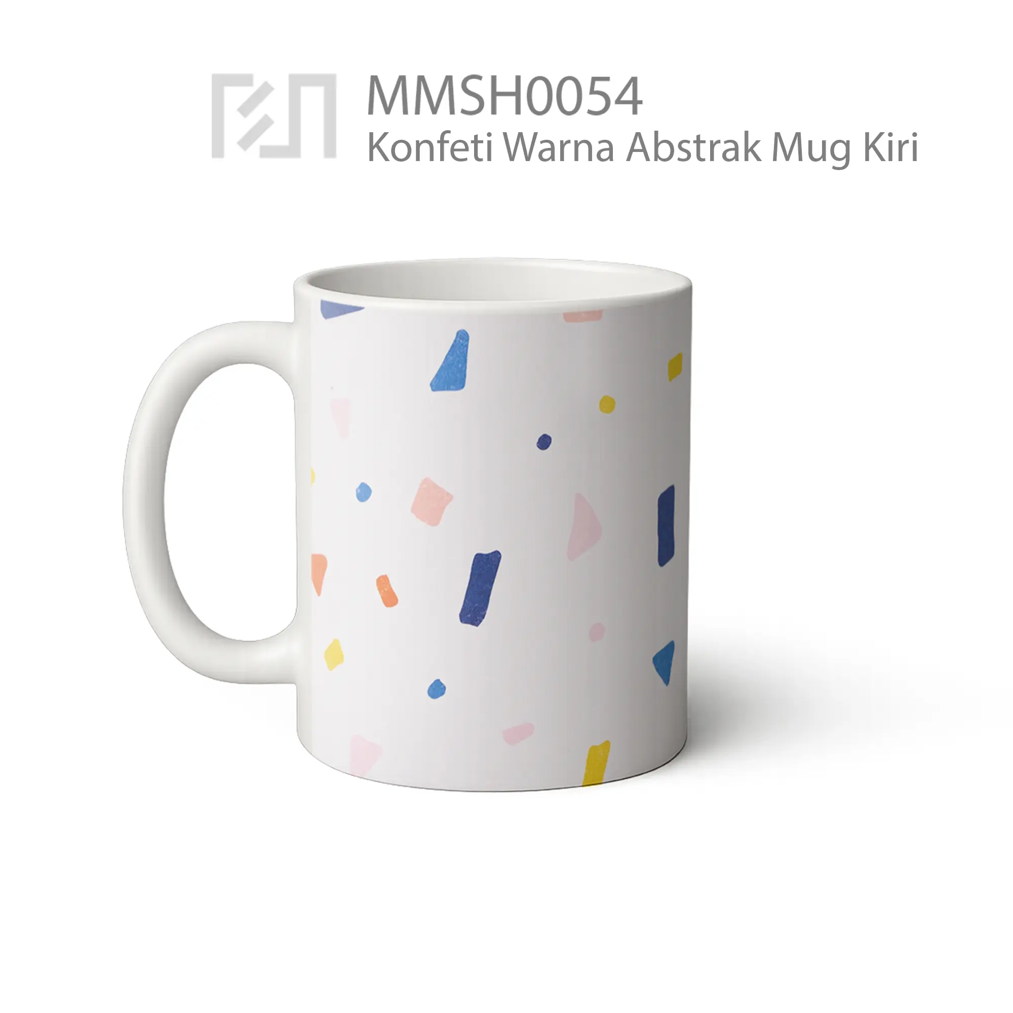 MMSH0054 Konfeti Warna Abstrak Mug