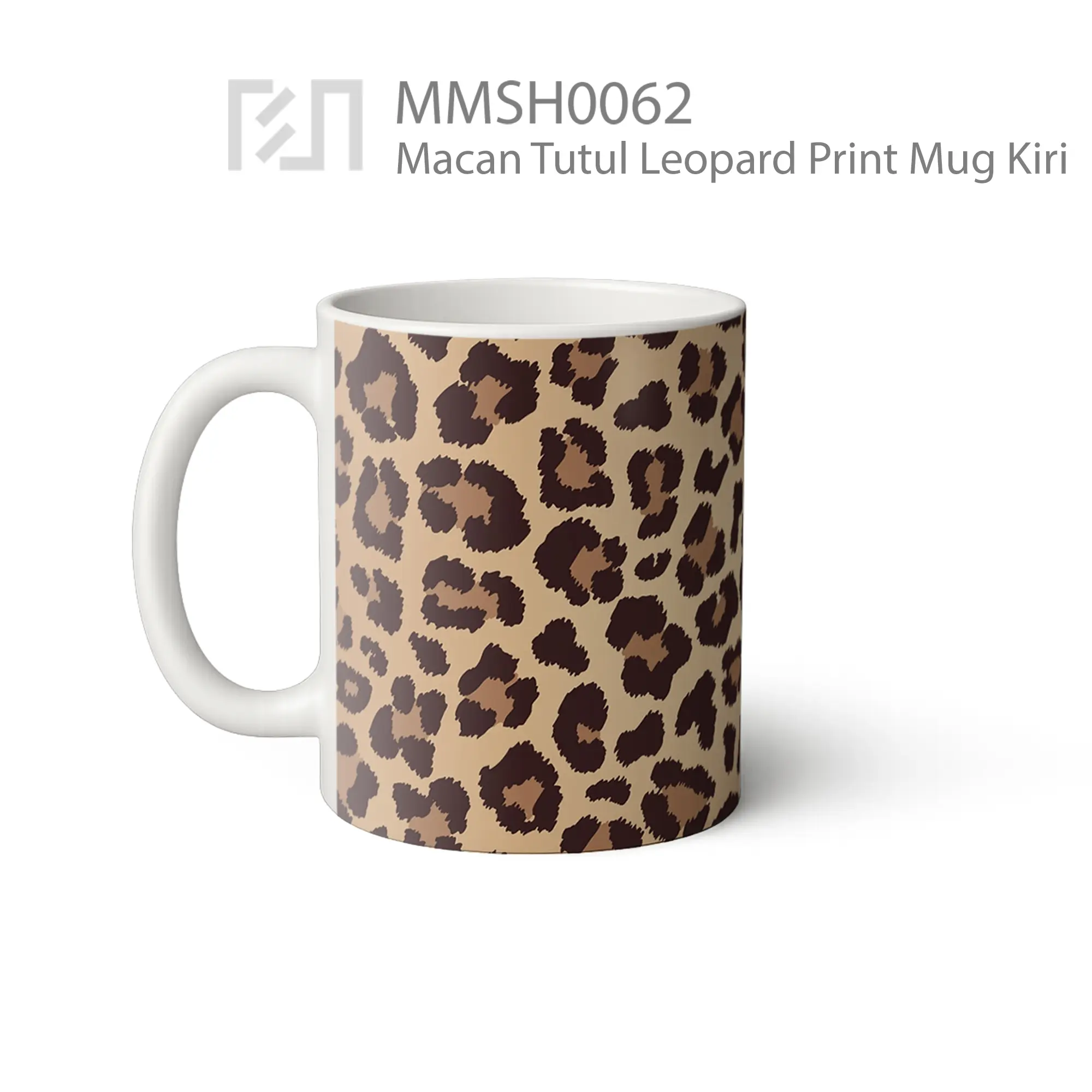MMSH0062 Macan Tutul Leopard Print Mug