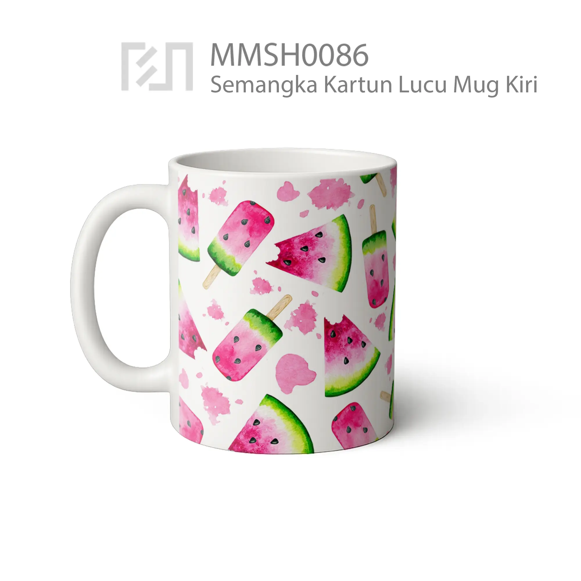 MMSH0086 Semangka Kartun Lucu Mug