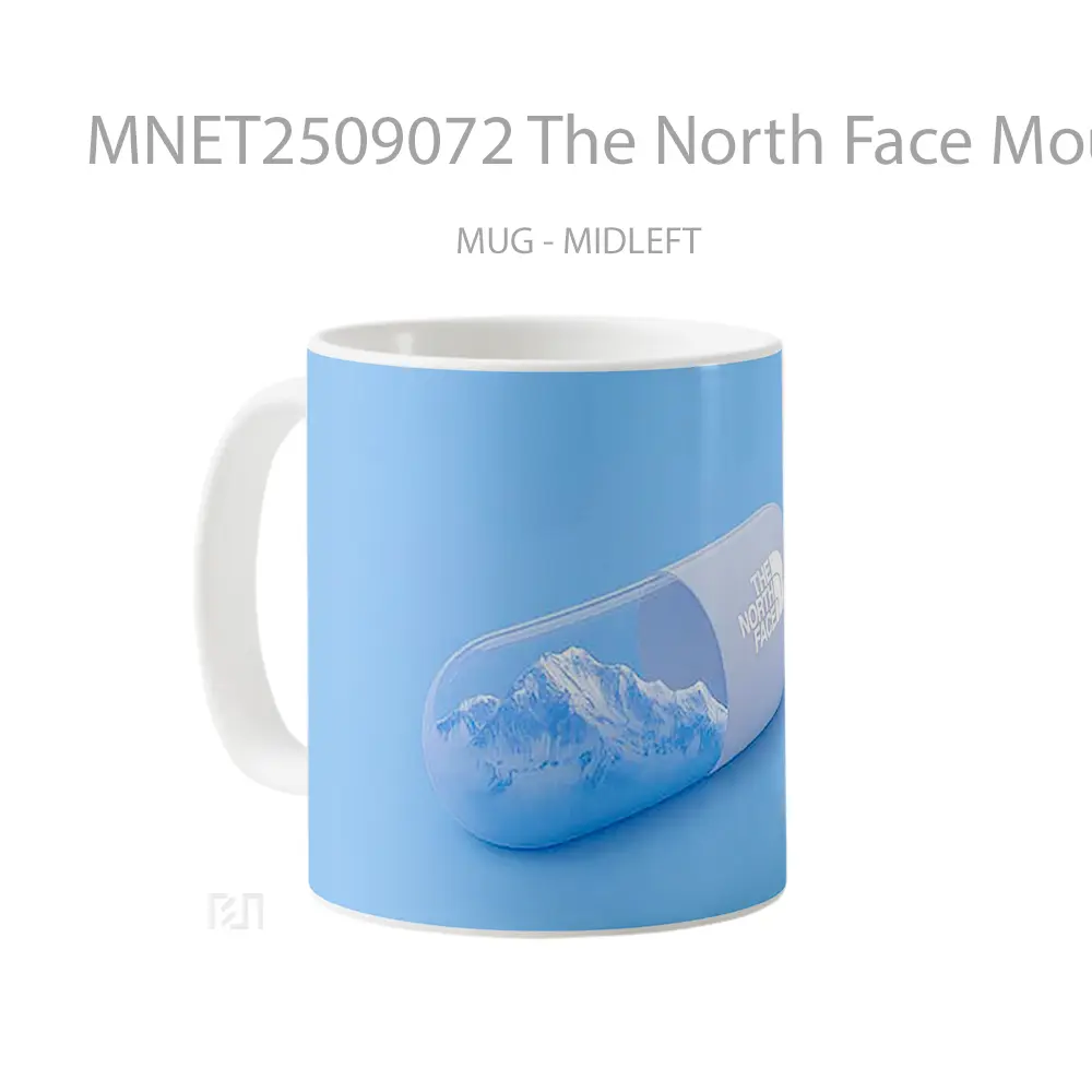 The North Face Mountain Pill Minimal Mug MNET2509072 - All-side / Desain