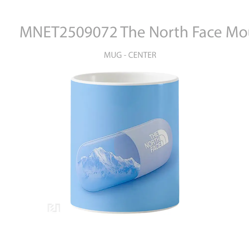 The North Face Mountain Pill Minimal Mug MNET2509072 - All-side / Desain