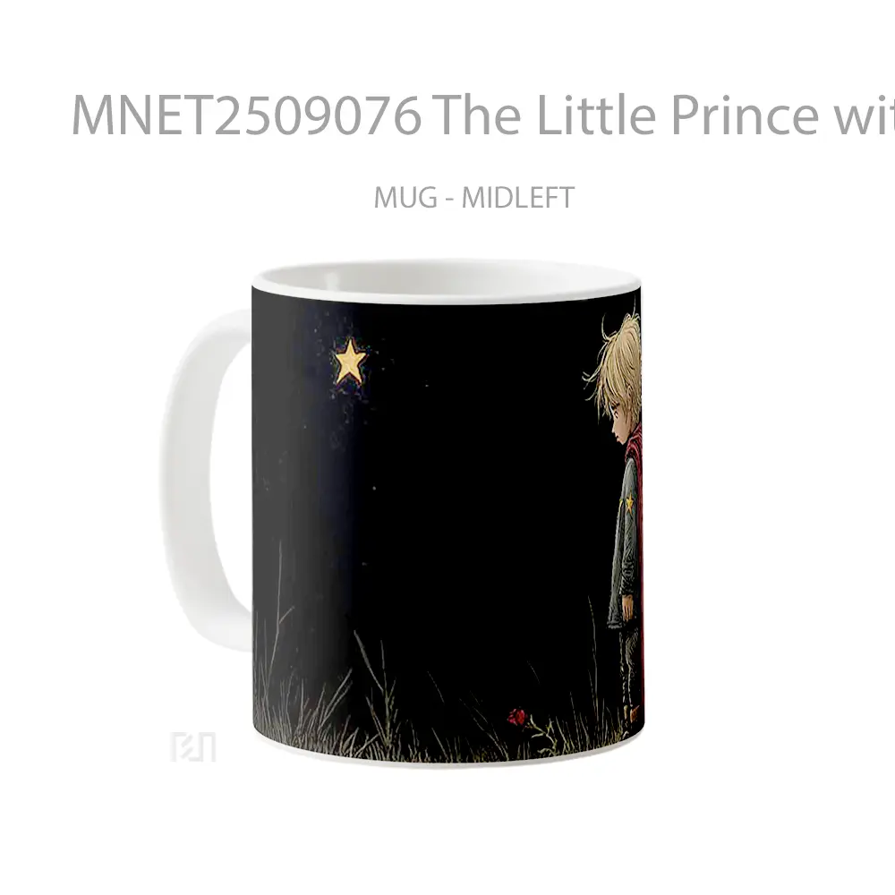 The Little Prince With Sheep Star Mug MNET2509076 - All-side / Desain