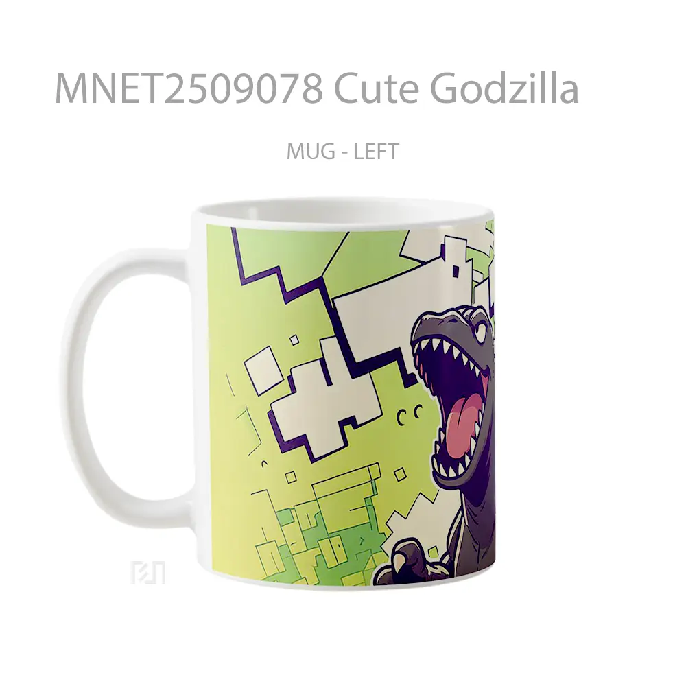 Cute Godzilla Mug MNET2509078 - All-side / Desain