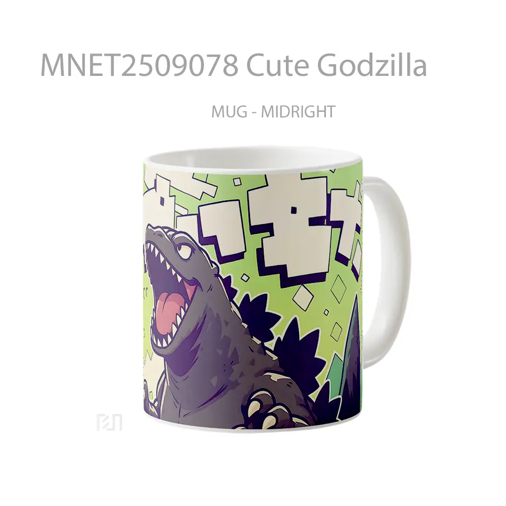 Cute Godzilla Mug MNET2509078 - All-side / Desain