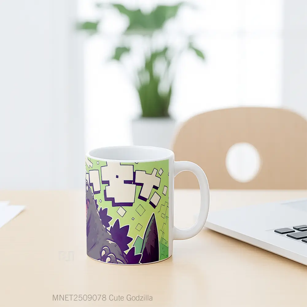 Cute Godzilla Mug MNET2509078 - All-side / Desain
