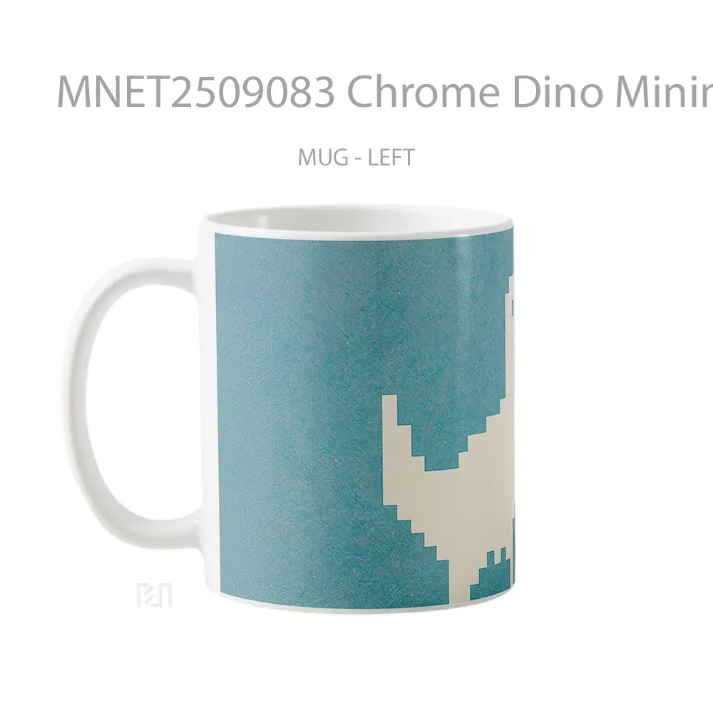 Chrome Dino Minimalist Mug MNET2509083 - All-side / Desain