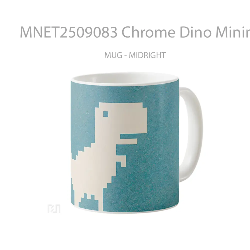 Chrome Dino Minimalist Mug MNET2509083 - All-side / Desain