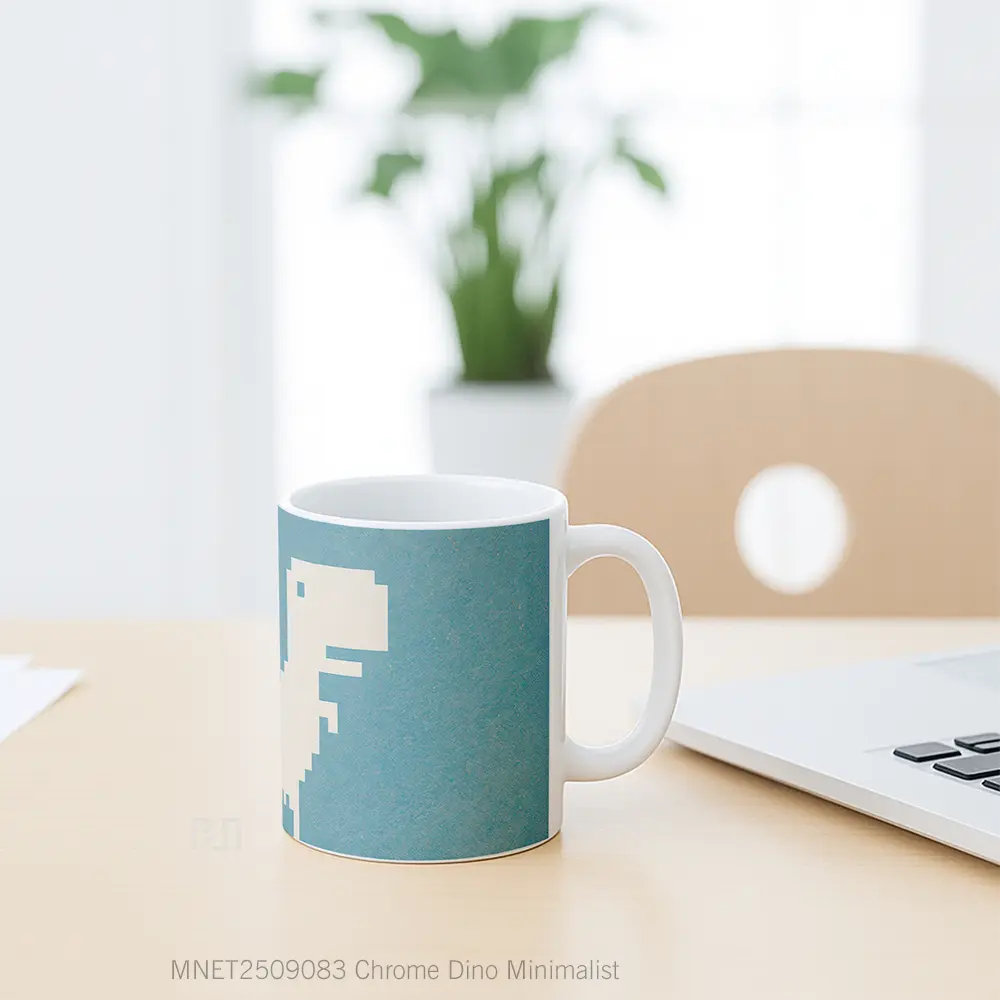 Chrome Dino Minimalist Mug MNET2509083 - All-side / Desain