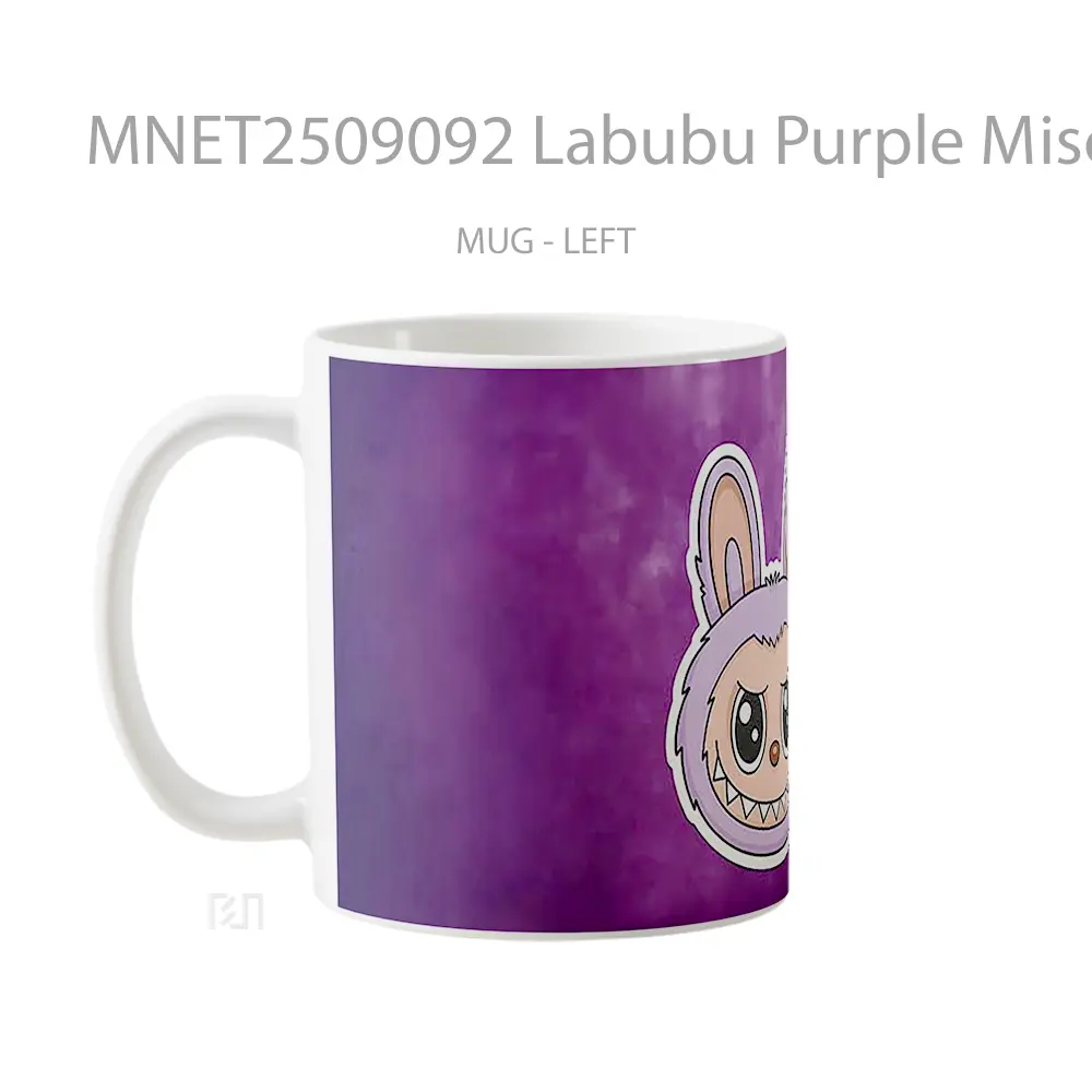 Labubu Purple Mischievous Mug MNET2509092 - All-side / Desain