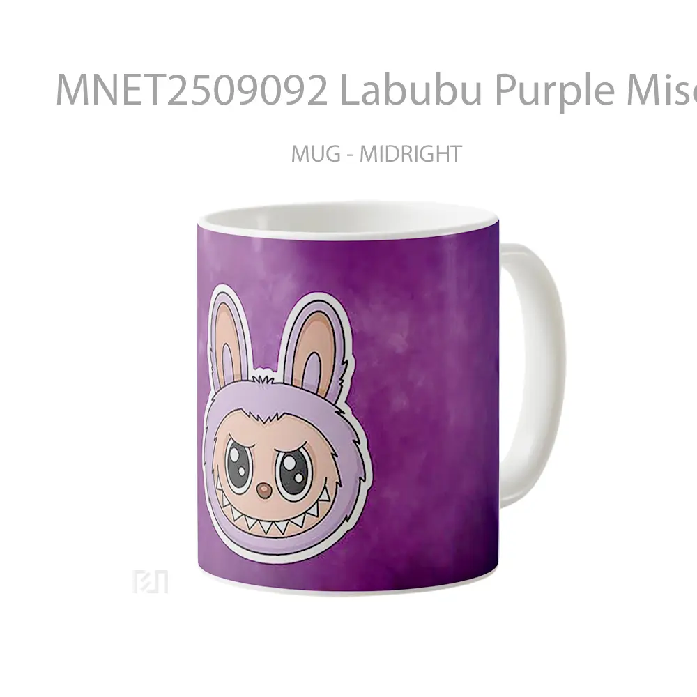 Labubu Purple Mischievous Mug MNET2509092 - All-side / Desain