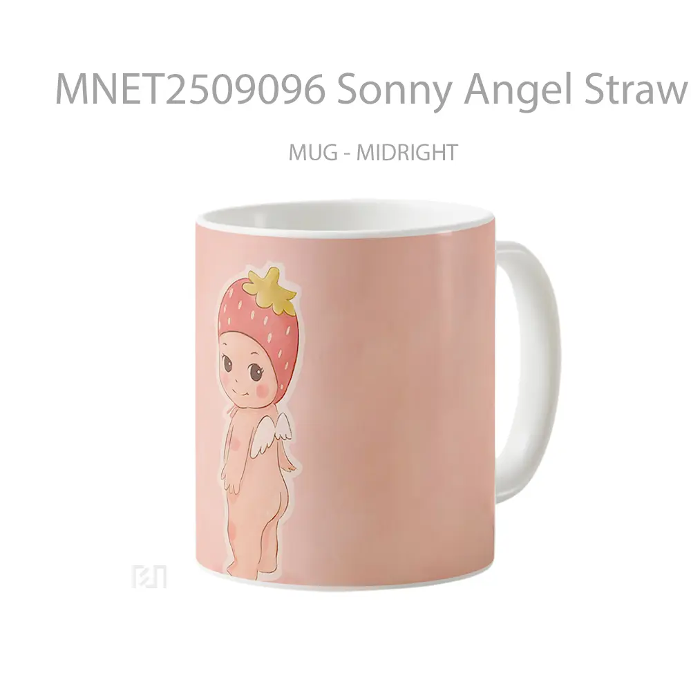 Sonny Angel Strawberry Cute Pink Mug MNET2509096 - All-side / Desain