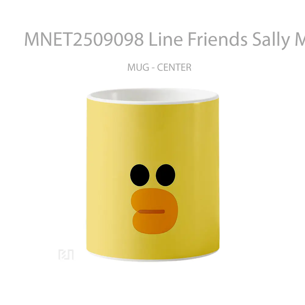 Line Friends Sally Minimal Duck Face Mug MNET2509098 - All-side / Desain