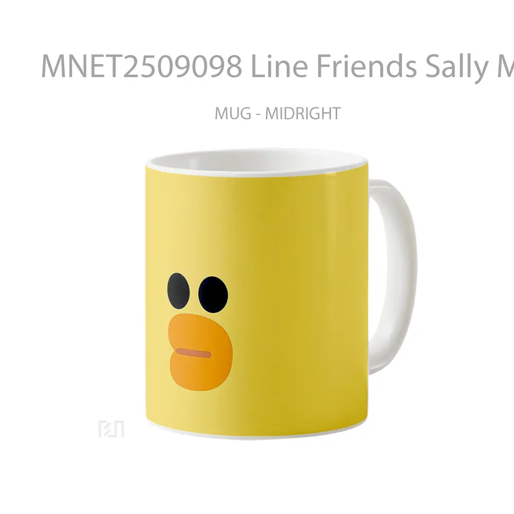 Line Friends Sally Minimal Duck Face Mug MNET2509098 - All-side / Desain