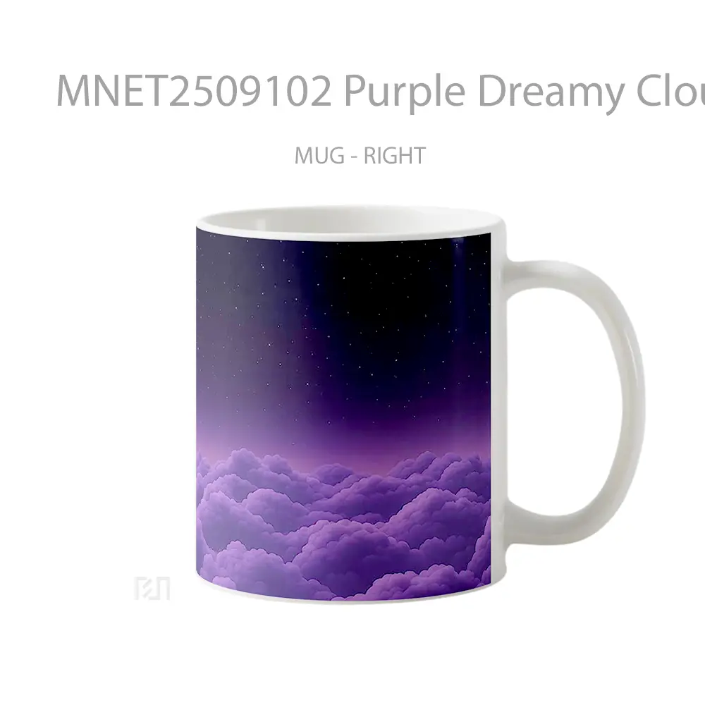 Purple Dreamy Clouds Sky Aesthetic Mug MNET2509102