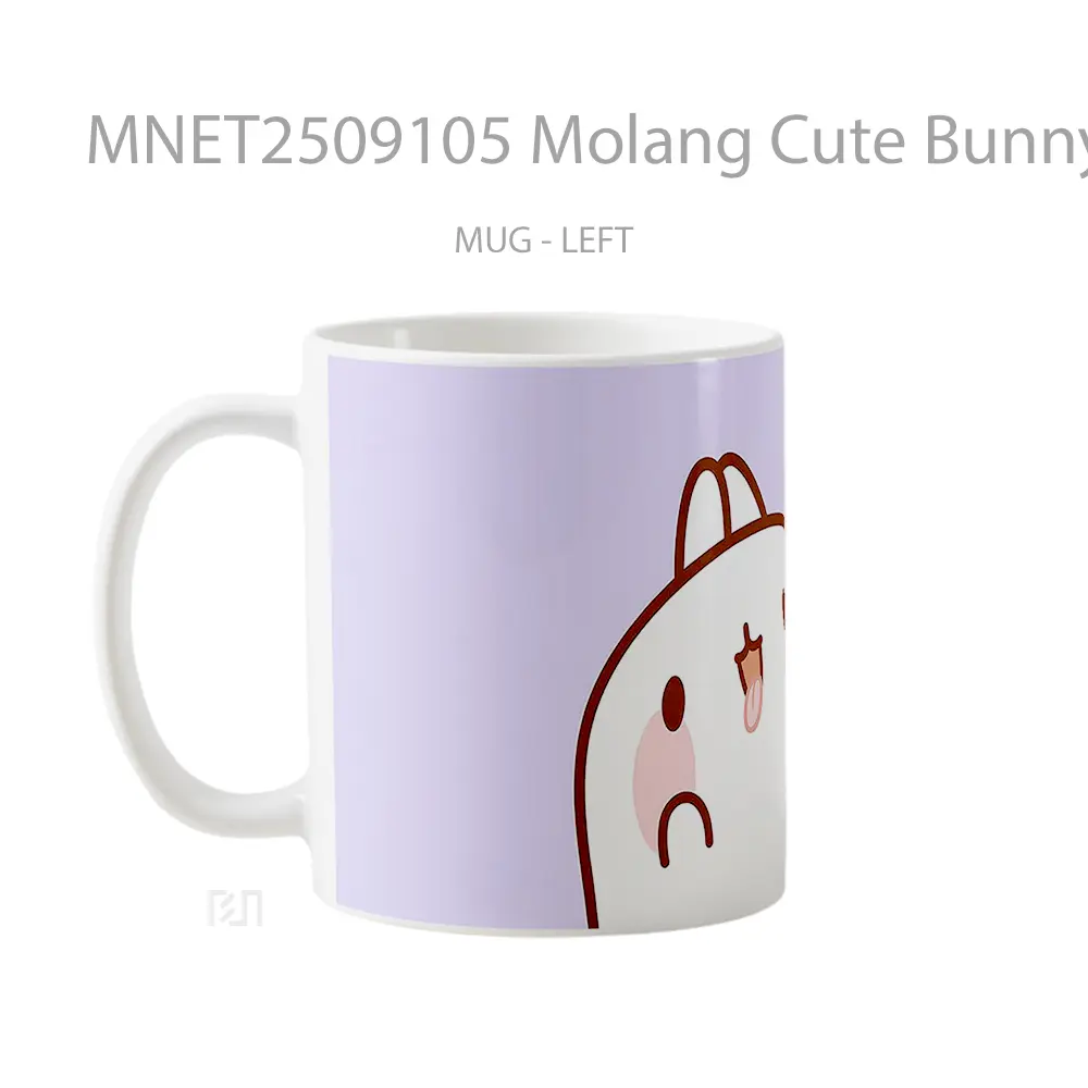 Molang Cute Bunny Chill Vibes Mug MNET2509105 - All-side / Desain