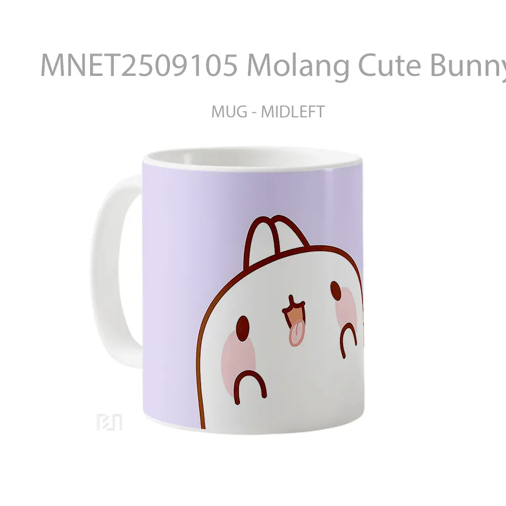 Molang Cute Bunny Chill Vibes Mug MNET2509105 - All-side / Desain