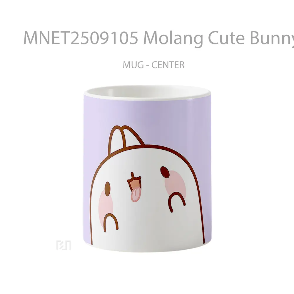 Molang Cute Bunny Chill Vibes Mug MNET2509105 - All-side / Desain