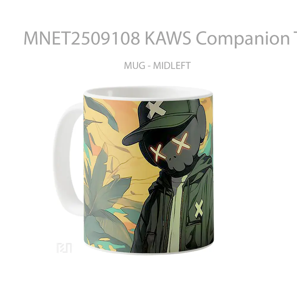 Kaws Companion Tropical Vibes Mug MNET2509108 - All-side / Desain
