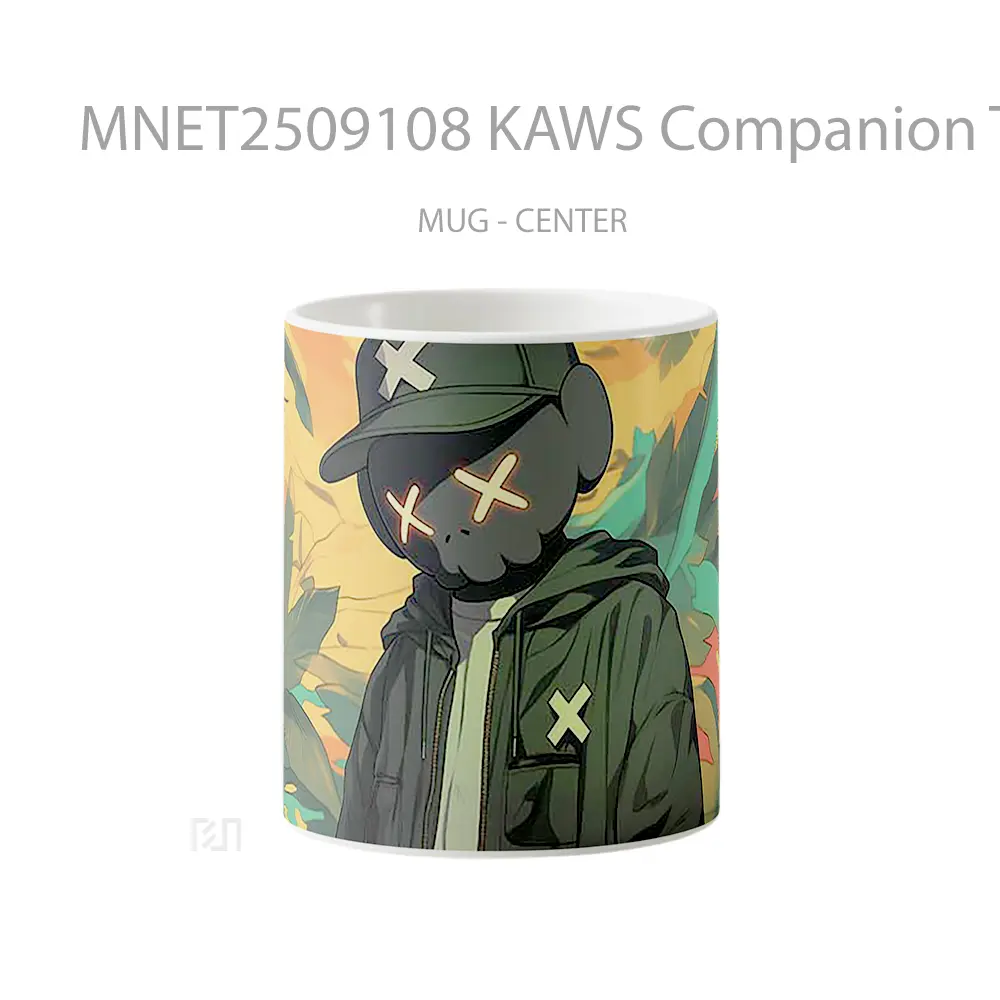 Kaws Companion Tropical Vibes Mug MNET2509108 - All-side / Desain
