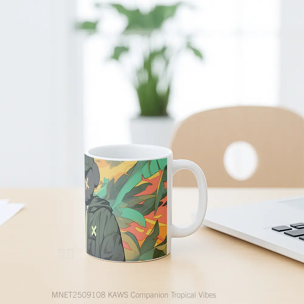 Kaws Companion Tropical Vibes Mug MNET2509108 - All-side / Desain