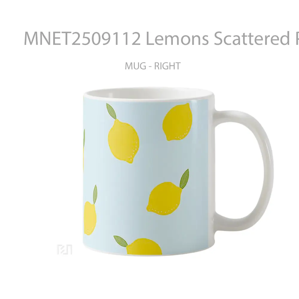 Lemons Scattered Pattern Mug MNET2509112