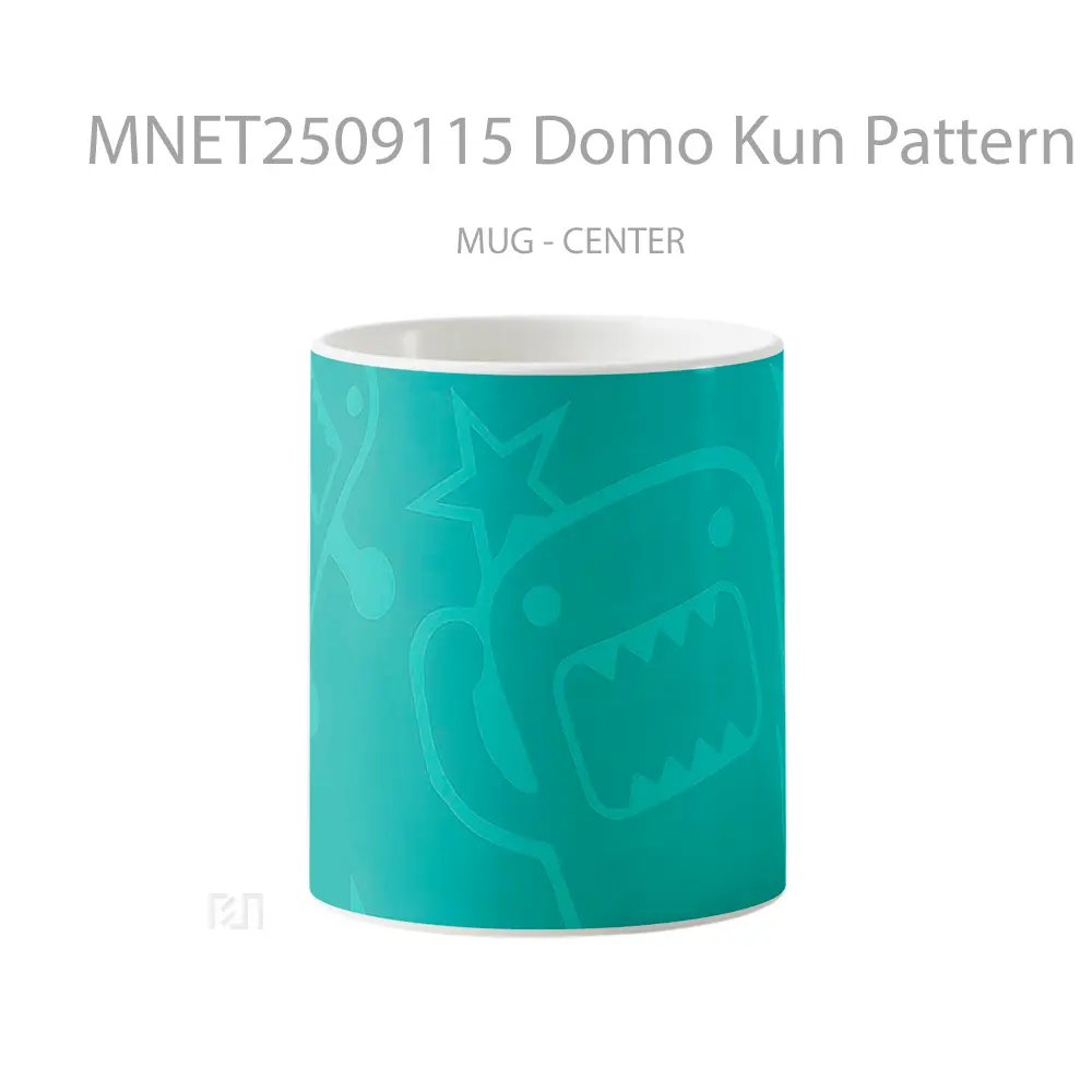 Domo Kun Pattern Cool Mug MNET2509115 - All-side / Desain