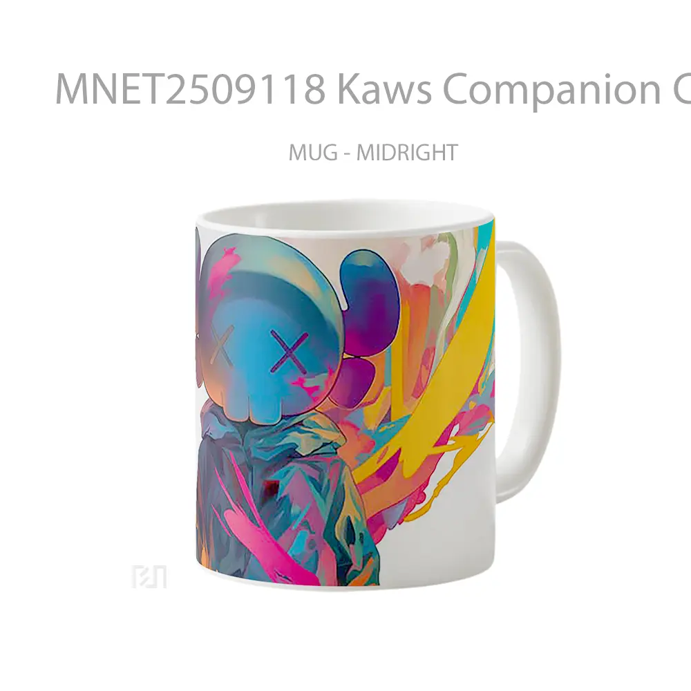 Kaws Companion Colorful Splatter Mug MNET2509118 - All-side / Desain