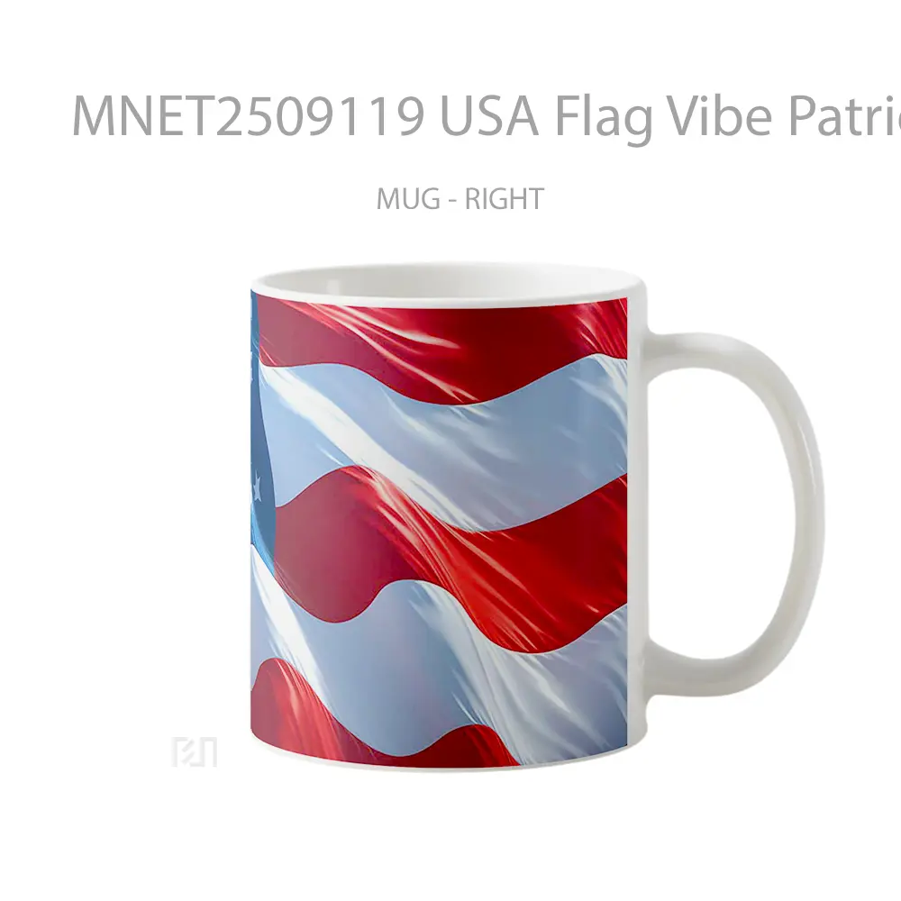 Usa Flag Vibe Patriotic Mug MNET2509119