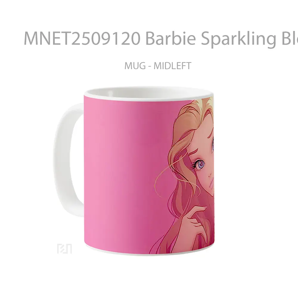 Barbie Sparkling Blonde Beauty Mug MNET2509120 - All-side / Desain