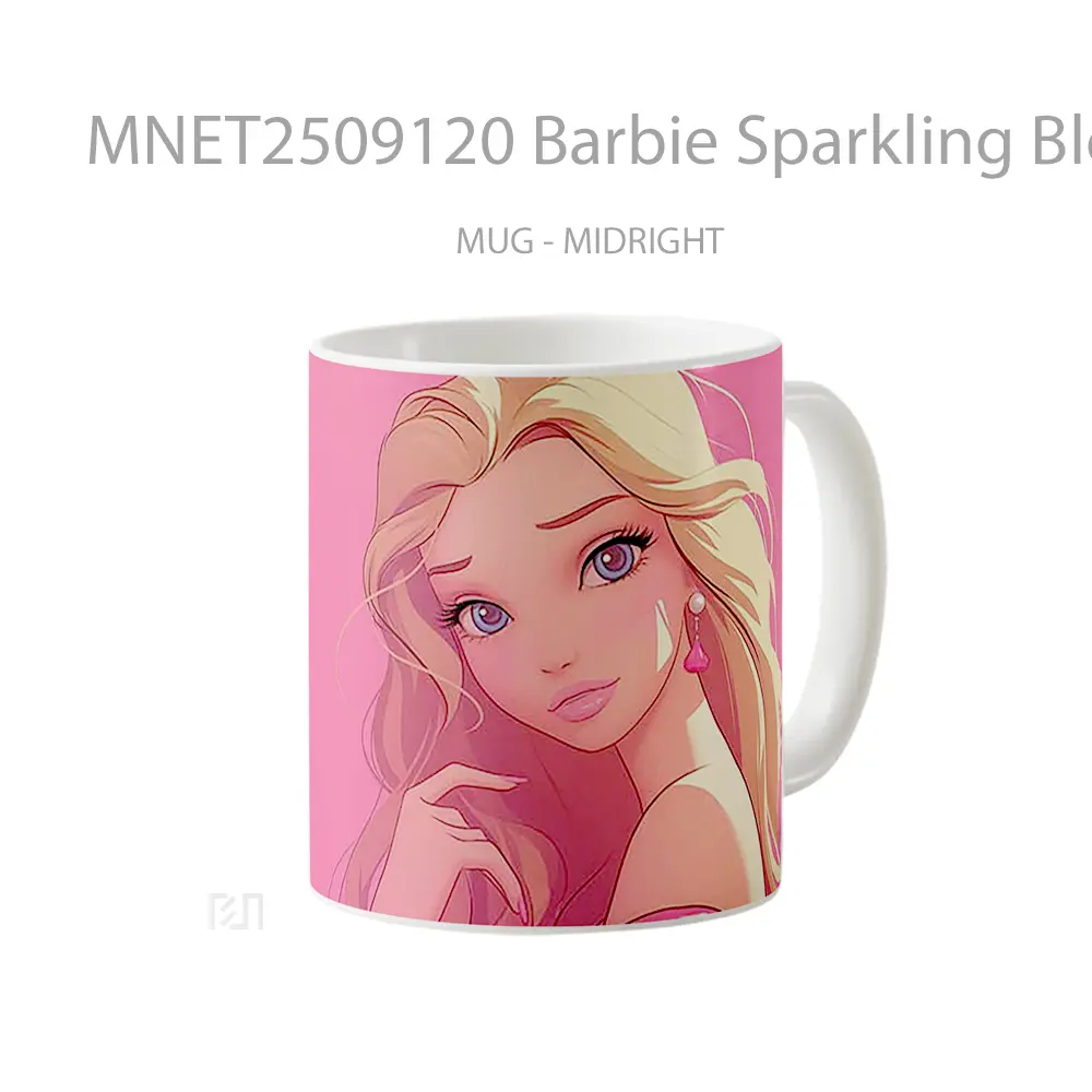 Barbie Sparkling Blonde Beauty Mug MNET2509120 - All-side / Desain
