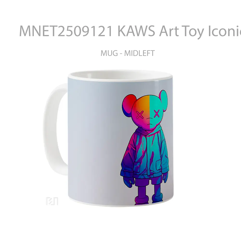Kaws Art Toy Iconic Style Mug MNET2509121 - All-side / Desain
