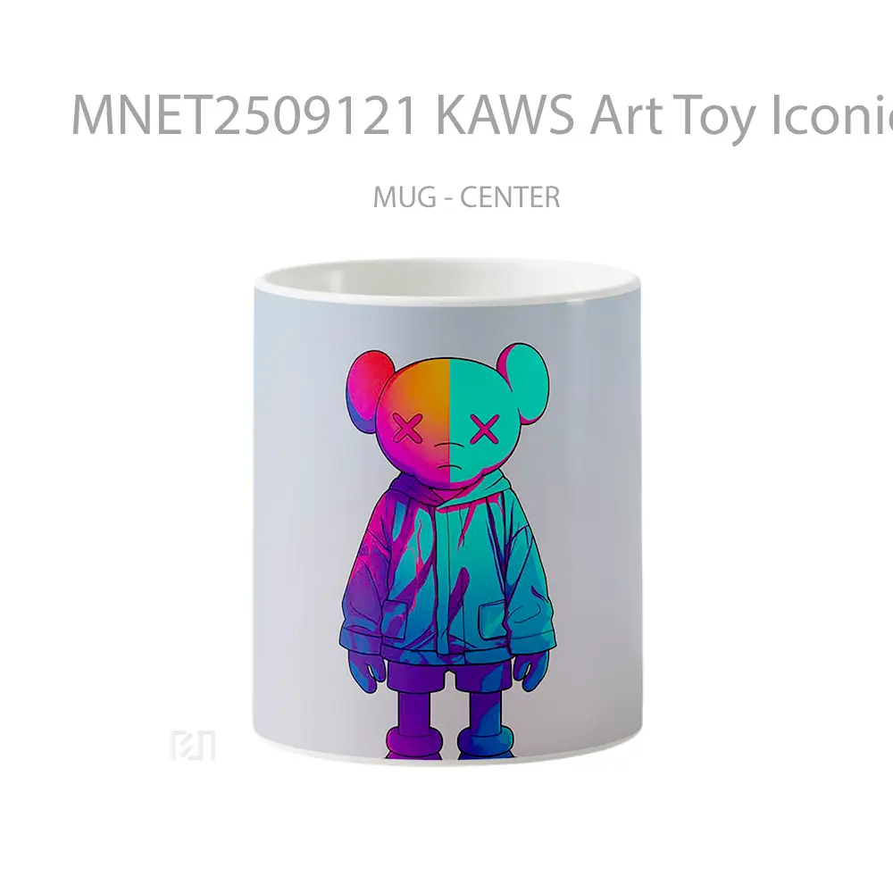 Kaws Art Toy Iconic Style Mug MNET2509121 - All-side / Desain