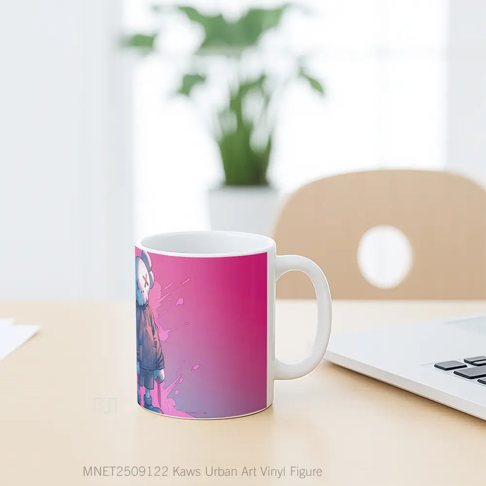 Kaws Urban Art Vinyl Figure Mug MNET2509122 - All-side / Desain