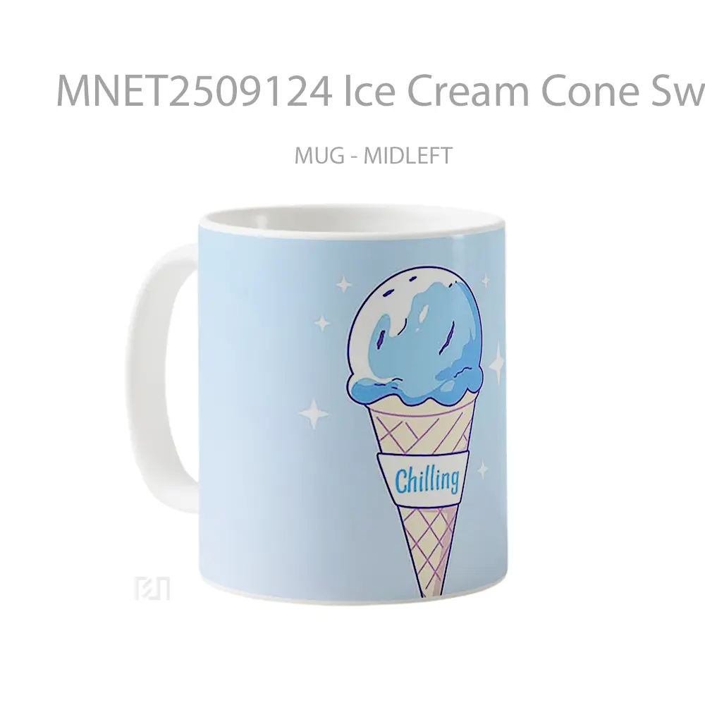 Ice Cream Cone Sweet Frost Mug MNET2509124 - All-side / Desain