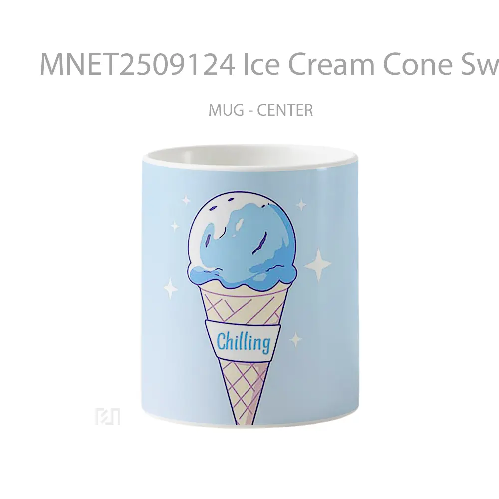 Ice Cream Cone Sweet Frost Mug MNET2509124 - All-side / Desain