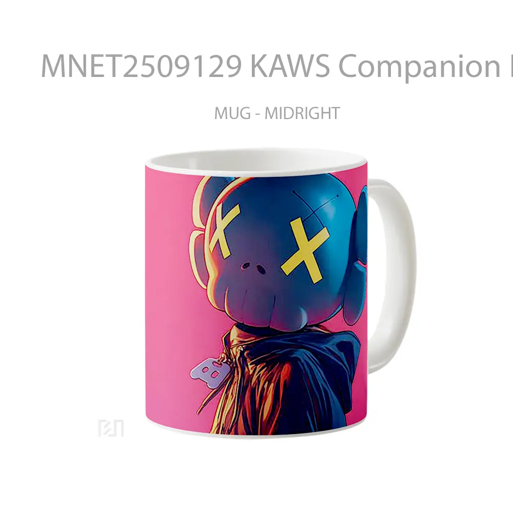 Kaws Companion Pink Glow Mug MNET2509129 - All-side / Desain